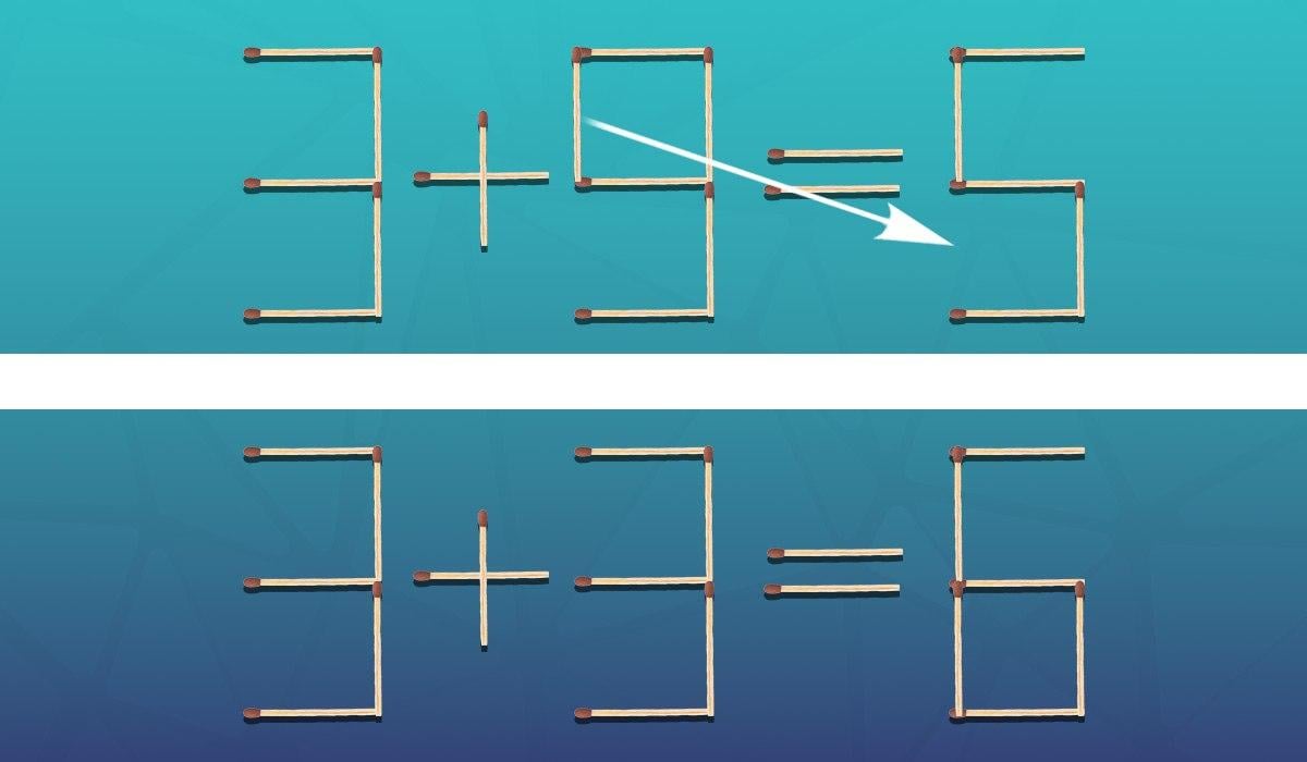 Hvilken tændstik skal flyttes for at gøre ligheden korrekt: et puslespil for genier