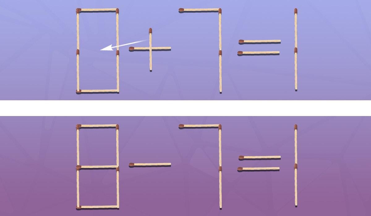 Du skal flytte en tændstik for at gøre ligheden korrekt: en hurtig IQ-test