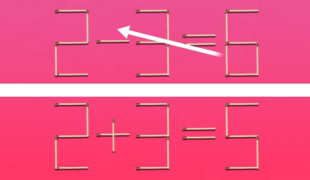 Hvilken tændstik er det forkerte sted: en IQ-test på 8 sekunder