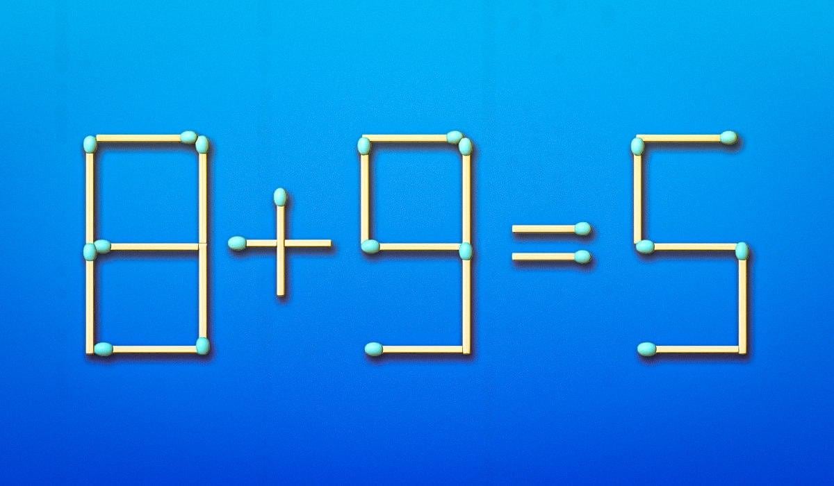 Du behøver kun at flytte en tændstik for at rette en fejl: IQ-test på 11 sekunder