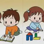 IQ-test: du skal finde 3 forskelle i billedet af børn