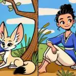 IQ-test: Find 3 forskelle mellem billedet af pigen og ræven