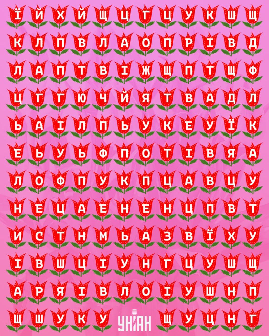 Kan du finde ordet 'tulipan' på 11 sekunder: en meget sofistikeret optisk illusion